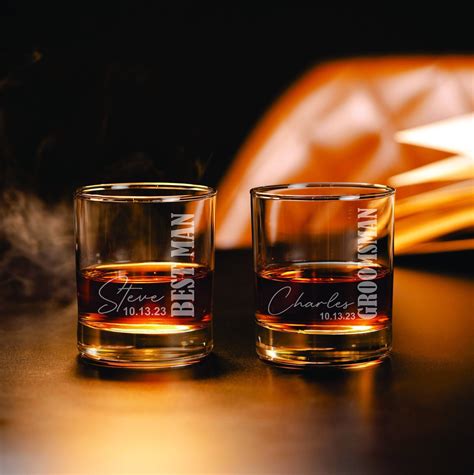 SALE Custom ENGRAVED Whiskey Glasses Whiskey Glasses - Etsy