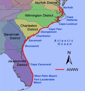 The most favorite tourist spots in the world: intracoastal waterway gulf