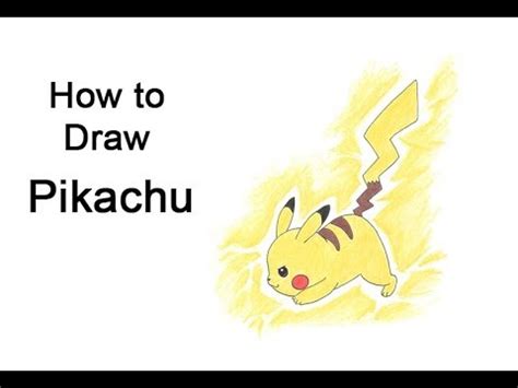 how to draw pikachu thunderbolt - superheroconceptartdrawing