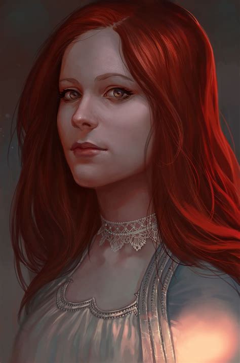 Lady Red | Character portraits, Fantasy portraits, Character art