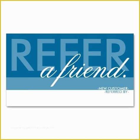 Refer A Friend Card Template Free Of Refer A Friend Flyer Flyer ...