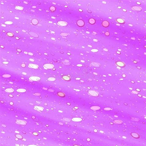 White Oval Dot Shapes on Curtain Stripe Distortion Backdrop Violet Pink Background. Falling ...