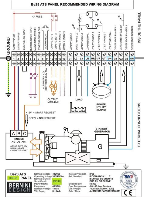 Generac Automatic Transfer Switch Wiring Diagram And Generator - Rv Transfer Switch Wiring ...