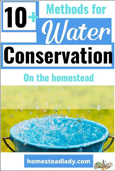 10+Methods for Conserving Water on the Homestead • Homestead Lady