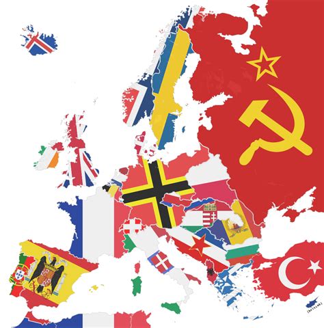 Political map of Europe 1945 by Sevgart on DeviantArt