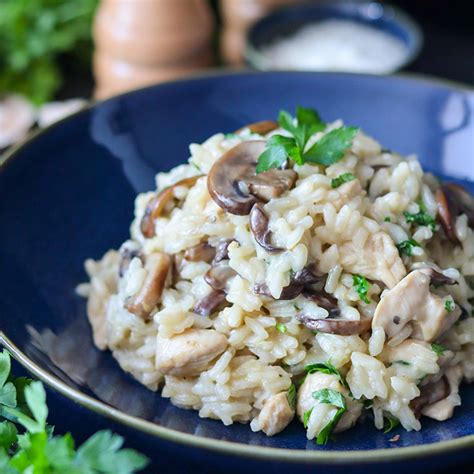 Risotto poulet champignons - Halles Market