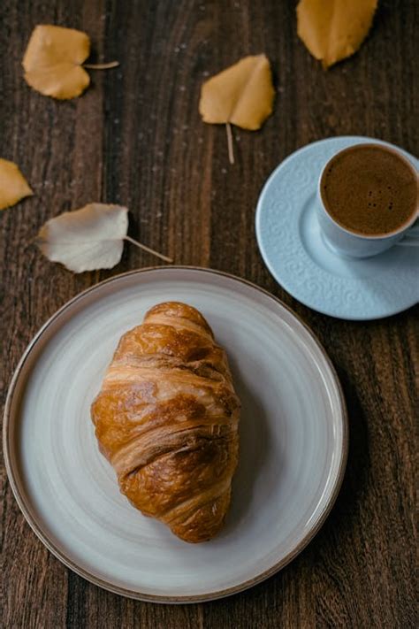 Croissant and Coffee · Free Stock Photo