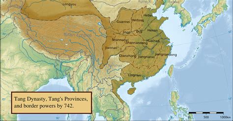 Tang Dynasty Provinces c. 742 CE (Illustration) - World History ...