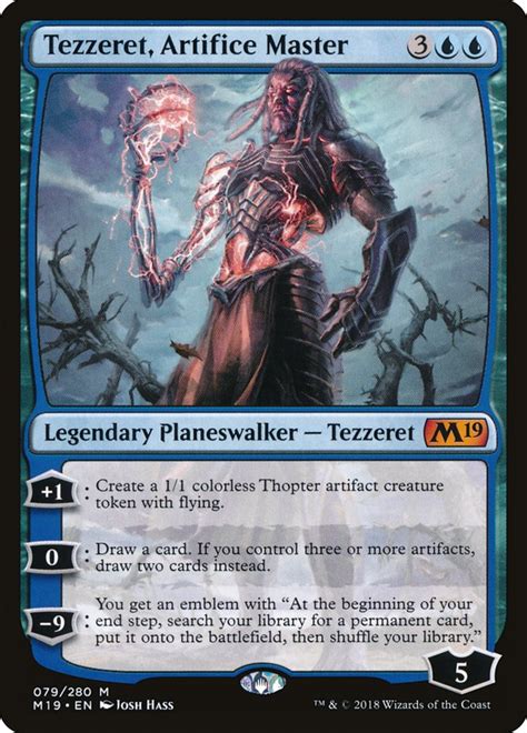 Tezzeret, Artifice Master | Magic the gathering cards, The gathering, Mtg planeswalkers