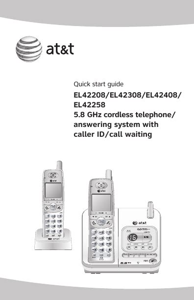 Att Cordless Phone Manual