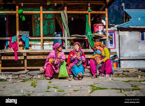 MALANA VILLAGE, INDIA - Apr 14, 2016: Malana Village People and life celebrations Stock Photo ...