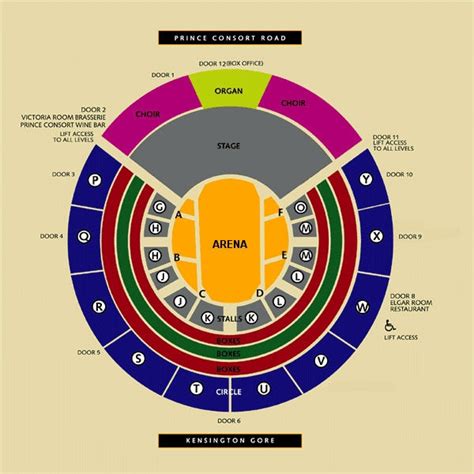 8 Images Royal Albert Hall Seating Chart And View - Alqu Blog