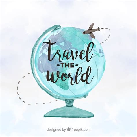 Travel around the world concept Vector | Free Download