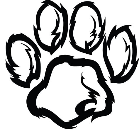 Paw Footprint Wildcat · Free vector graphic on Pixabay