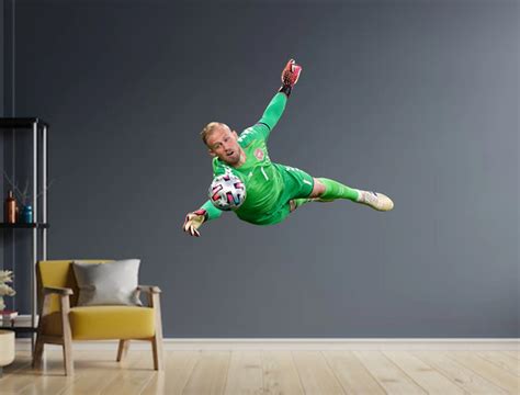 Kasper Schmeichel Saves Wall Art Sticker - Full Colour – Wall Art Shop