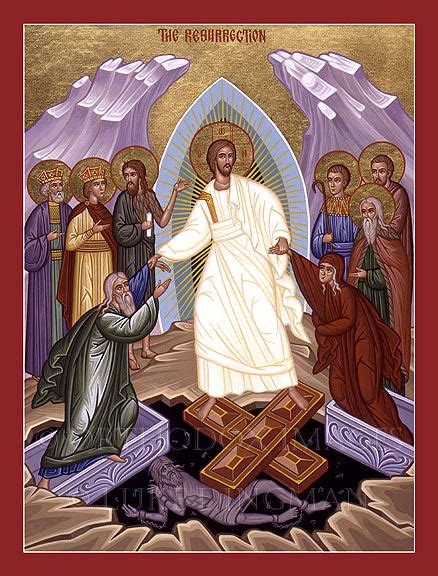 Resurrection/Harrowing of Hell icon | Christian Iconography | Pinterest | Icons