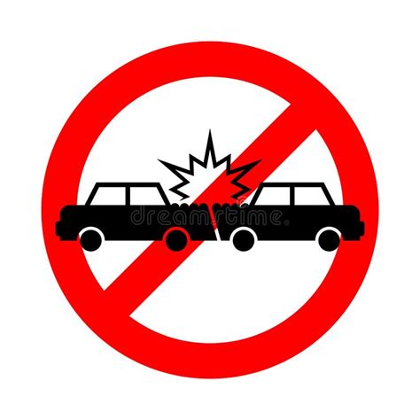 Car Crash Icon. Accident Cars. Transportation Wreck Sign Stock Vector ...