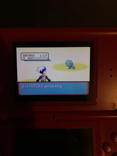 [Gen III] Shiny Trapinch in Sapphire after 11,374 REs! A dream to obtain, going to be going for ...