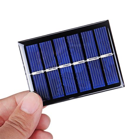 0.3W 3V Mini Solar Panel Small Solar Cell Solar Polysilicon Board for DIY Powered Models Light ...