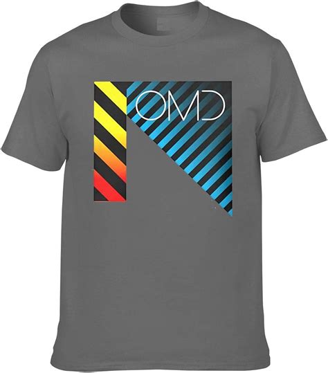 Herren T-Shirt OMD Band Rundhals Freizeit Baumwolle Kurzarm Tee Schwarz : Amazon.de: Bekleidung