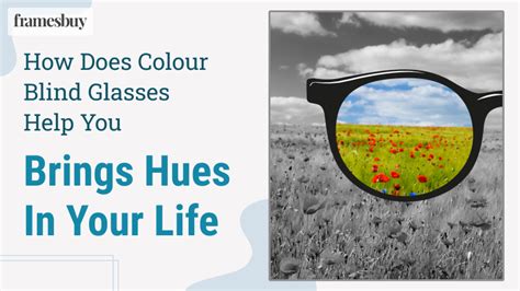 Colour Blind Glasses: Do They Work? | Framesbuy Australia