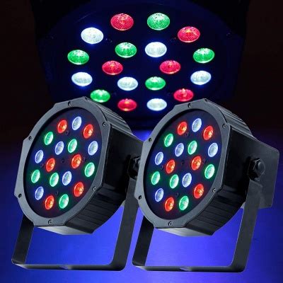 LED 18W LED Par Lights for Stage Lighting 4 in 1 RGB Poweful PAR 64 ...