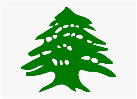 Cedar Tree Lebanon Flag, HD Png Download - kindpng