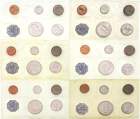 Lot - LOT OF 6 CONSECUTIVE 1959-1964 U.S. MINT PROOF SETS