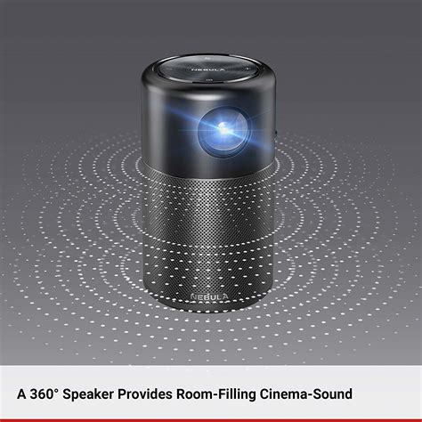 Anker Nebula Capsule Portable Projector - Black | at Mighty Ape NZ