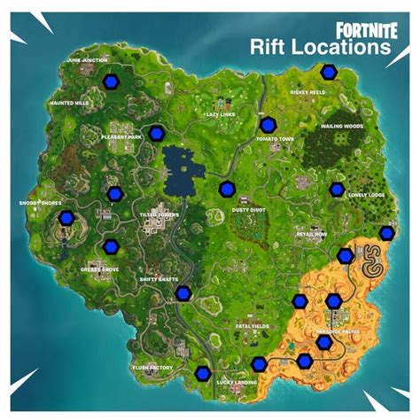 ‘Fortnite’ Week 8: The Definitive Guide to All Rift Spawn Locations