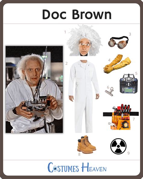 DIY Doc Brown Costume Ideas 2022|Cosplay And Halloween Ideas