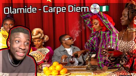 BADDO😮‍💨🇳🇬| OLAMIDE - CARPE DIEM FULL ALBUM REACTION | UK 🇬🇧 (Classic ...