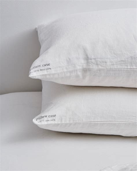 Linen Pillow Cases: White – Pod | Shop Fog Linen