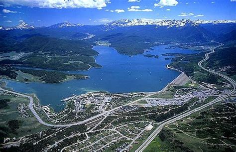 Airphoto - Aerial Photo of Lake Dillon, Dillon, Colorado (6976) | Lake ...