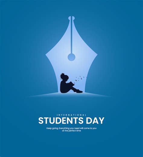 Premium Vector | International Students Day World Students Day creative design for banner poster