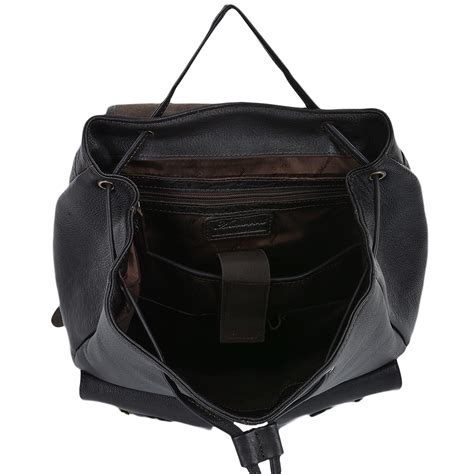 Brown Leather Backpack Men | IUCN Water