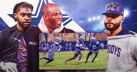 Dallas Cowboys Camp VIDEO: Trevon Diggs Copies Deion Sanders After Dak ...