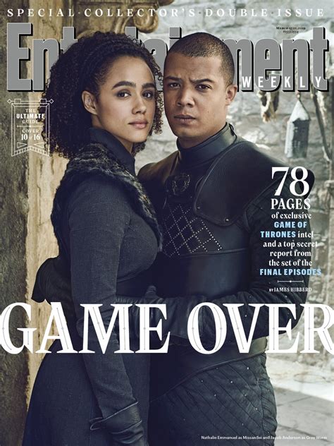 grey worm and Missandei ew cover : r/freefolk