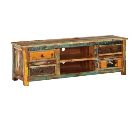 Reclaimed Wood TV Cabinet TV Stand 4 Drawers | vidaXL.ie