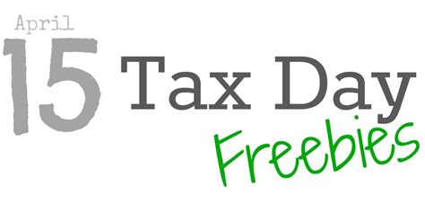 15 Tax Day Freebies for 2014 - Hustle Mom Repeat