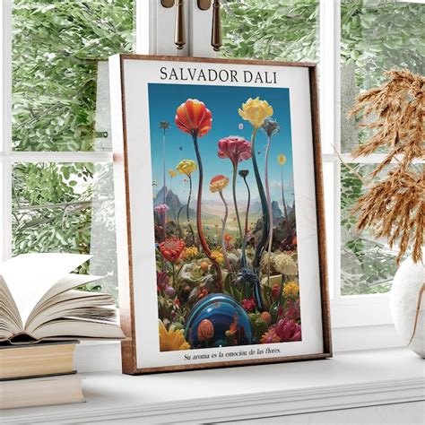 Salvador Dali Salvador Dali Print Flower Market Surreal - Etsy UK