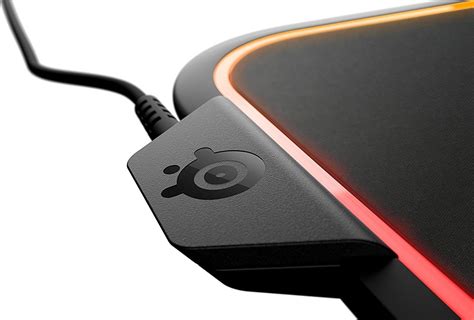 SteelSeries QcK Prism RGB Mousepad, Dual-Surface, 12-Zone Lighting with ...