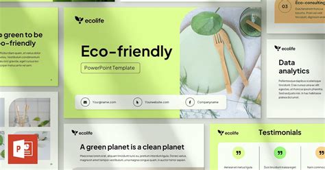 Eco-friendly PowerPoint Template Incl. pitch & powerpoint - Envato Elements