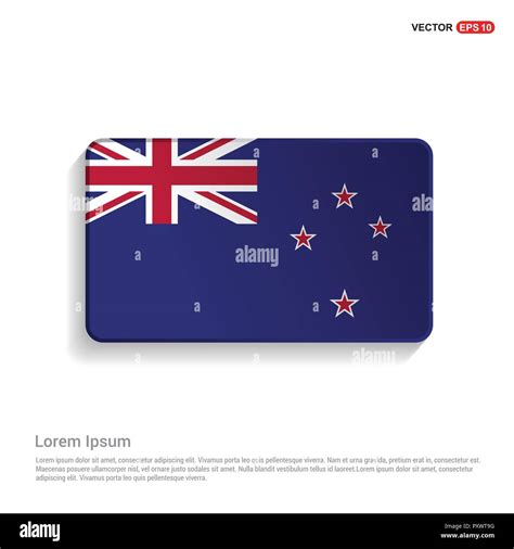 New Zealand flag design vector Stock Vector Image & Art - Alamy