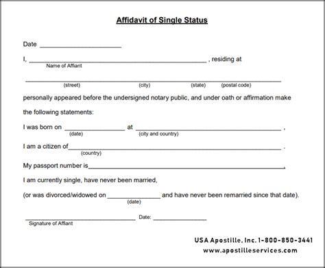 Single Status for Vietnam – Apostille Services