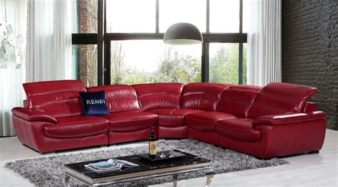 Modern Red Leather Sectional Sofa HD Images for Free | Red leather sofa sectional, Red leather ...