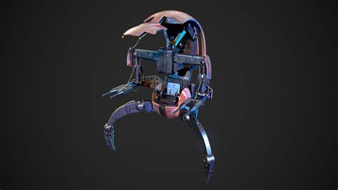 ArtStation - Droideka Star Wars | Game Assets