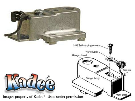 205 Kadee® HO Scale Coupler Height for Brass or Plastic Passenger Freight - Scale City Designs