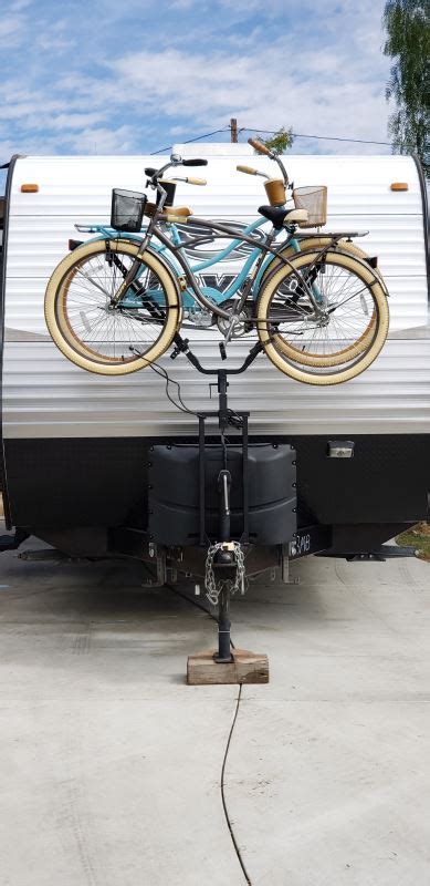 Jack-It 2 Bike Rack for A-Frame Trailers - 22-1/2" Jack Clearance ...