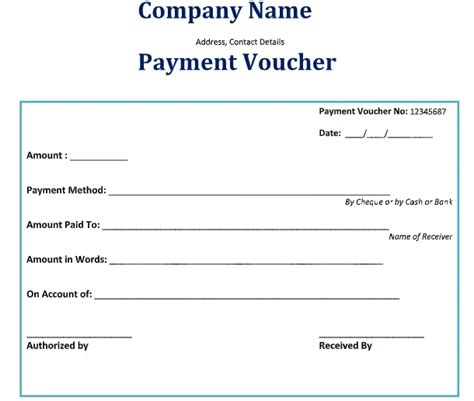 Process of Downloading Payment Voucher Format.